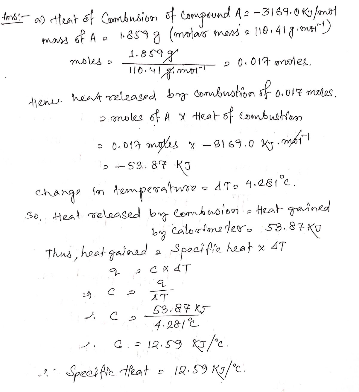 Chemistry homework question answer, step 1, image 1